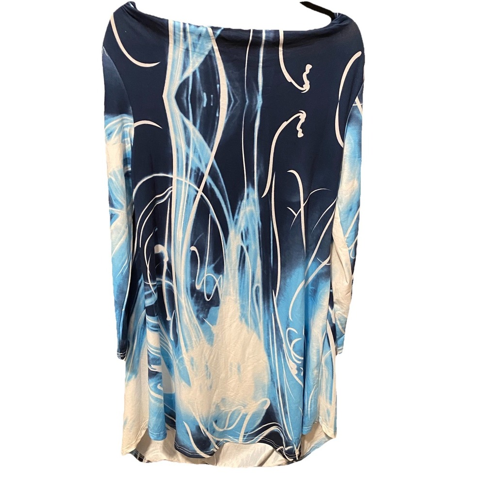 NWT R & B Collection Blue and White Dress Women's Size Small Boho Festival